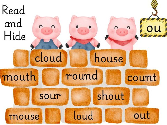 Read and Hide- jolly phonics