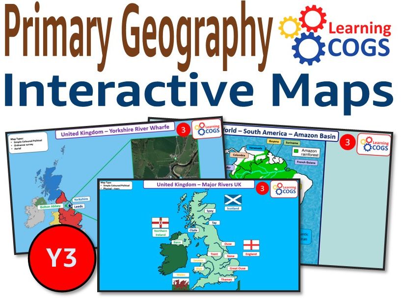 Year 3 Rivers and South America – Amazon Basin Geography PowerPoint | KS2 Map Skills Resource