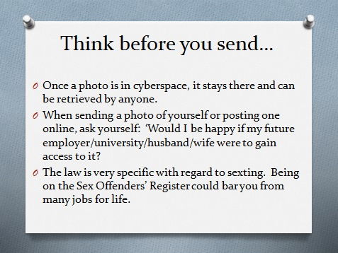 Sexting: the law and repercussions | Teaching Resources
