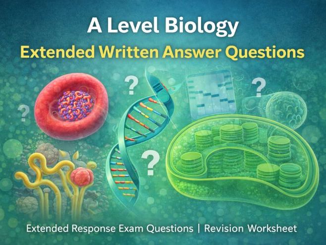 A-Level Biology. Extended Writing Practice with Answers