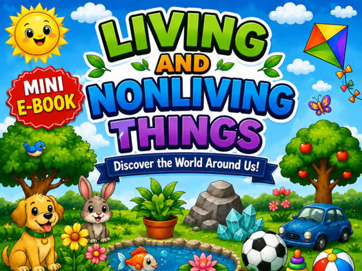 Living & Non-Living Things | Science Mini Activity Book