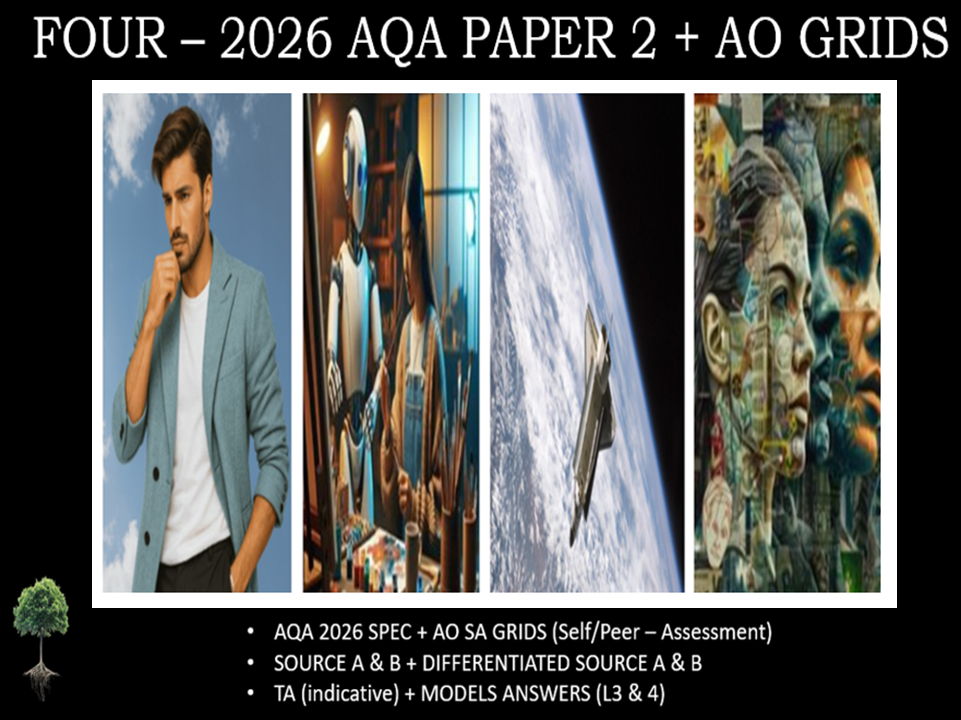 FOUR - AQA PAPER 2 | 2026 FULL MOCKS | AO GRIDS