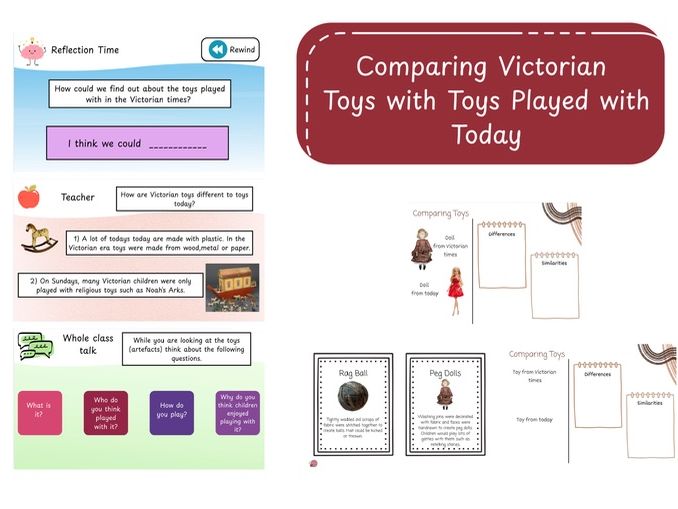 KS1 Comparing Victorian Toys with Toys Played with Today