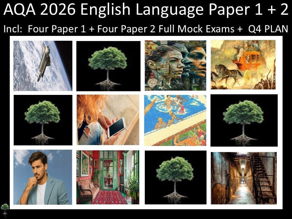 Eight AQA 2026 English Language Paper 1 + 2 Mocks | Q4 Plan