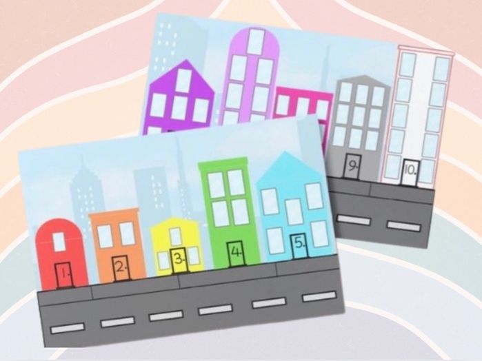 Number Street 1-10 - Build The Towers