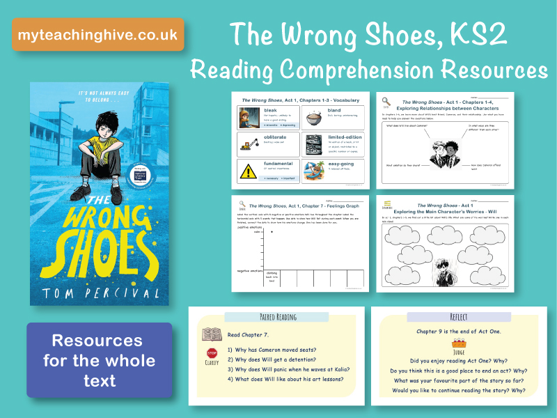 KS2 The Wrong Shoes - whole class reading - age 7+