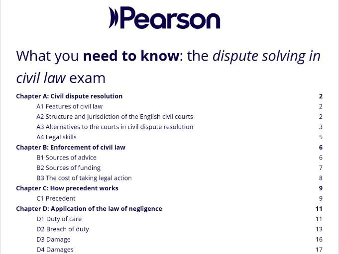BTEC Applied Law unit 1 revision guide