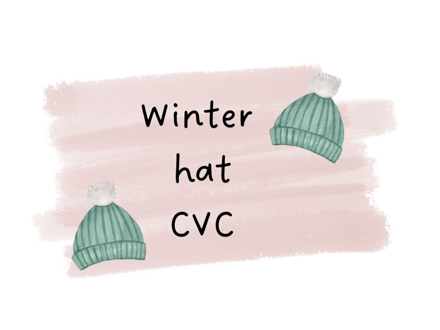 Winter Hat CVC Cut and Stick