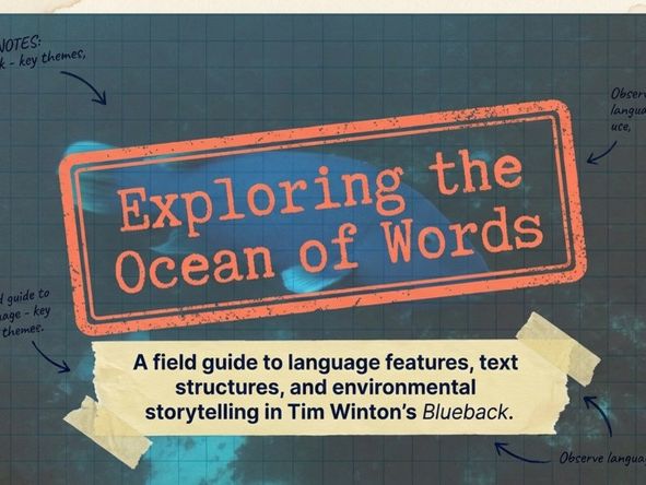 Blueback Analysis Mini Pack: Theme Character Language Features