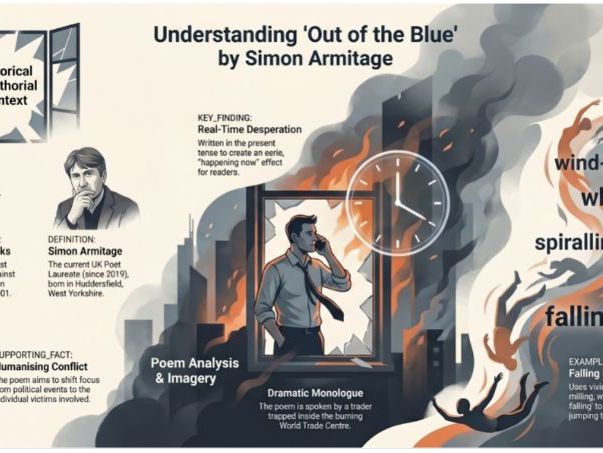 Out of the blue by Simon Armitage