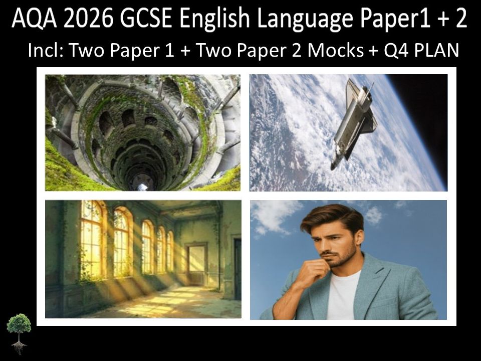 Four AQA 2026 GCSE English Language Paper 1 + 2 Mocks | Q4 Plan