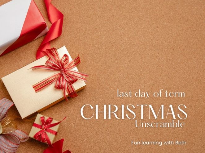 Christmas Unscramble