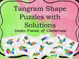 Tangram Shape Puzzles with Solutions - Seven Pieces of Cleverness