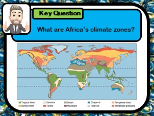 Investigating Africa's ecology, African climate zones,  Using climate graphs,