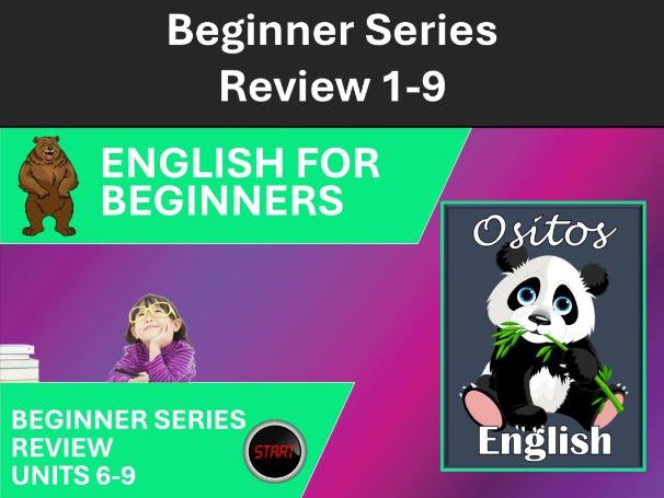 Beginner ESL Lesson: Review Units 1-9