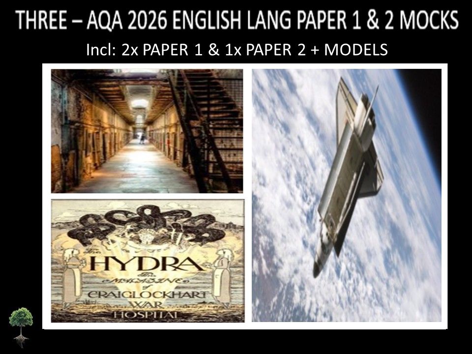 THREE - AQA PAPER 1 & 2 | 2026 FULL MOCKS | MODELS