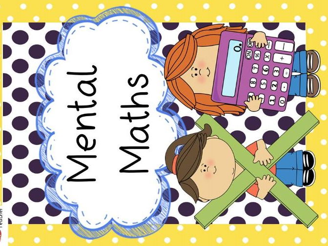 Year 5 & 6 Mental Maths Activity Pack