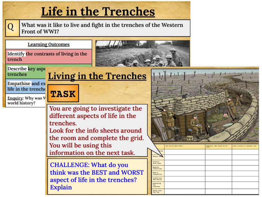 WW1: Life in the Trenches