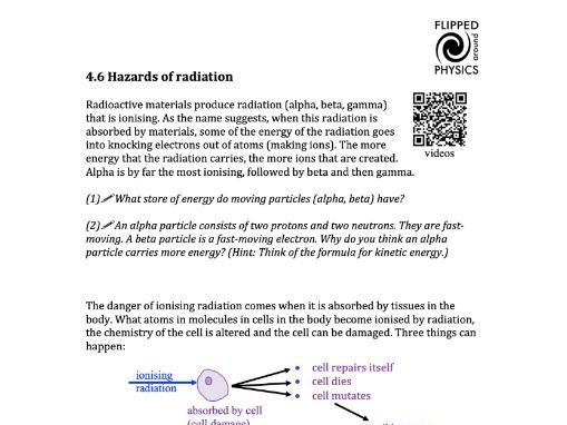 Hazards of radiation