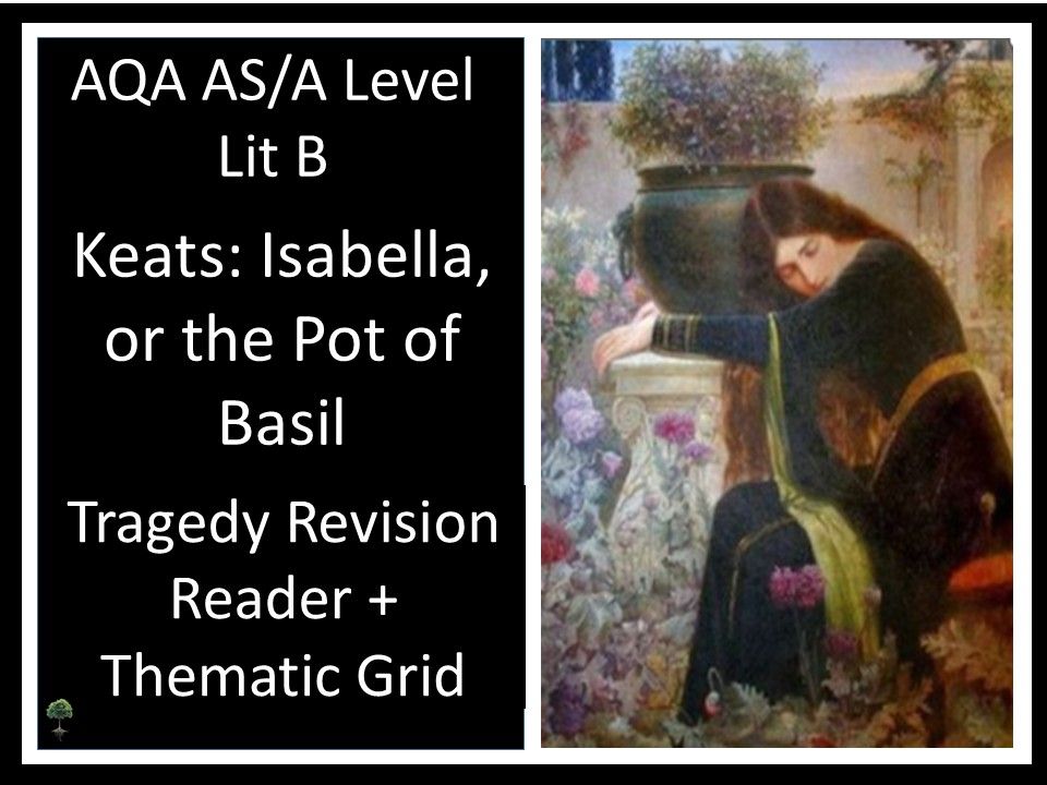 KEATS: ISABELLA, OR THE POT OF BASIL Revision Reader + Thematic Grid I AQA LIT B