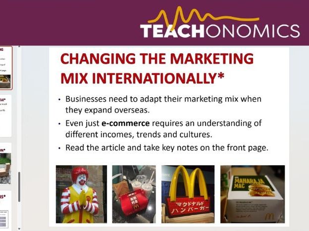4. Globalisation and Business - Topic 2.1 - Edexcel GCSE Business - Theme 2