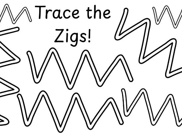 Paint/ Trace the Zigs