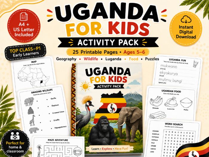 Uganda for Kids Early Learners Pack