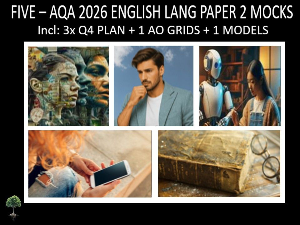 FIVE - AQA PAPER 2 | 2026 FULL MOCKS | MODELS | Q4 PLAN | AO GRIDS