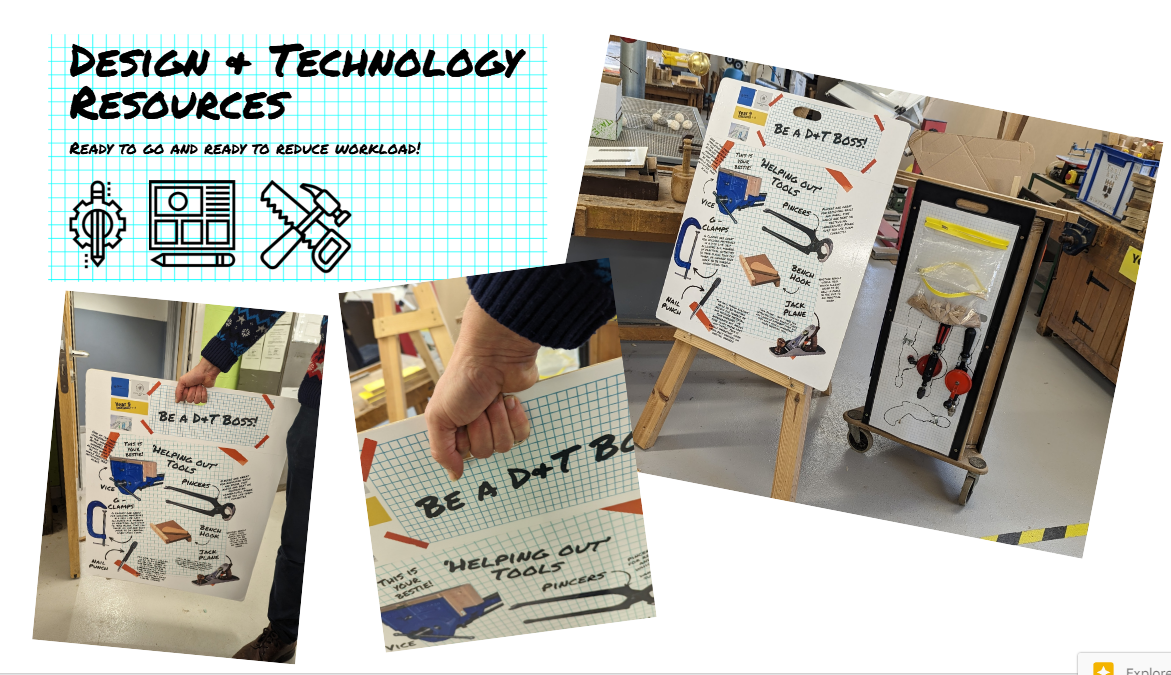 D&T Woodworking Cutting & Shaping Tools Displays Teaching Resources