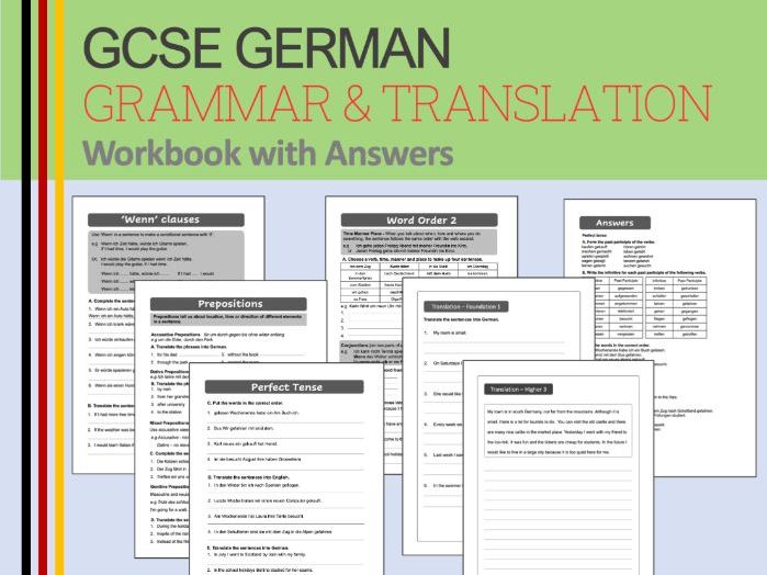 GCSE German Grammar and Translation Workbook