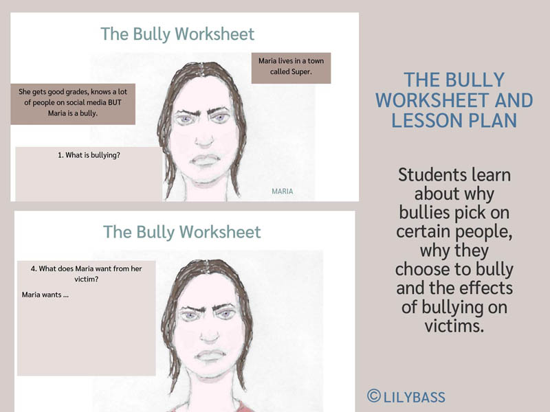 Bullying: The Bully Worksheet and Lesson (UK)