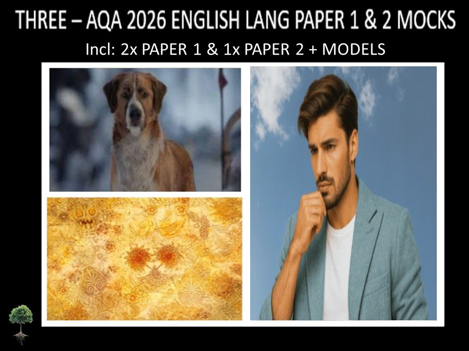 THREE - AQA PAPER 1 & 2 | 2026 FULL MOCKS | MODELS