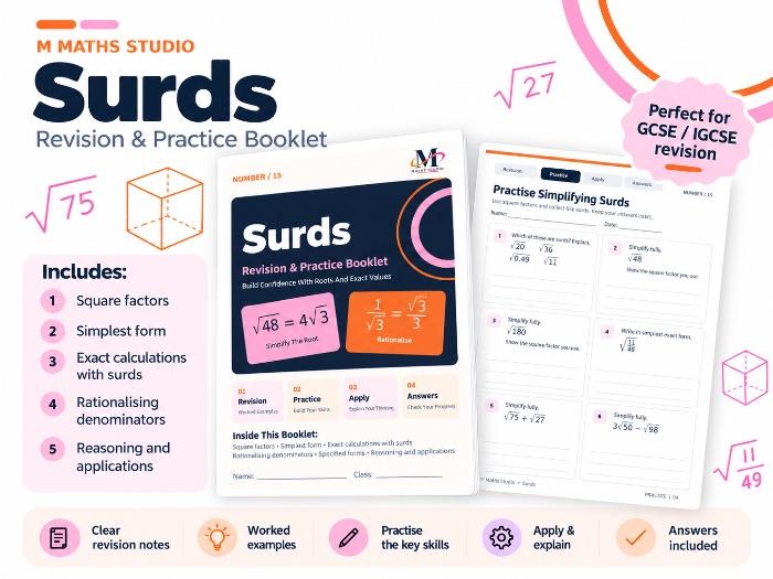 Surds | Revision Booklet