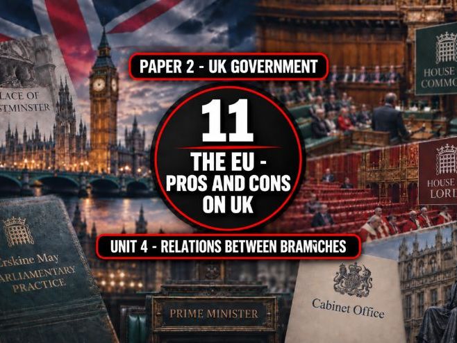 11 Relations between branches - Pros and cons of EU on UK