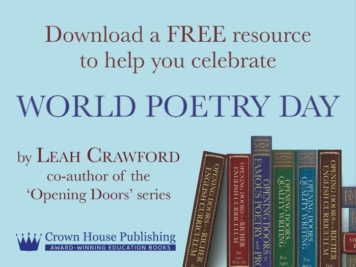 This is a FREE resource to celebrate World  Poetry Day