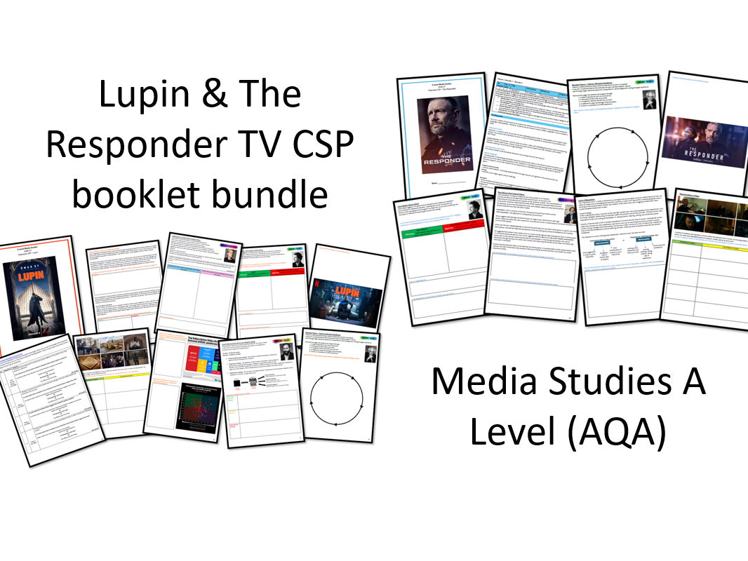 AQA A Level Media Studies TV CSP booklets