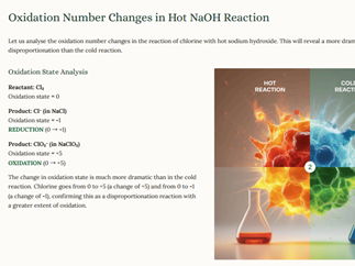 AS Level Chemistry - Unit 11.4 The reactions of chlorine