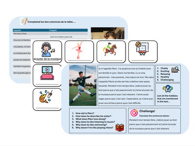 Hobbies & Opinions (French) – Teaching & Assessment Package