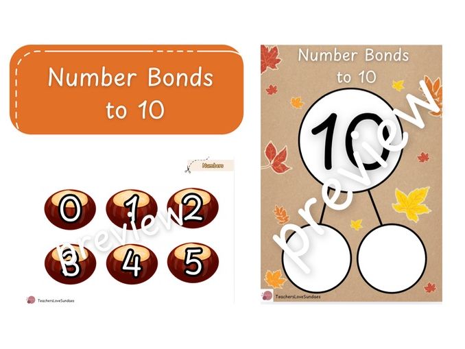 Conker Number Bonds to 10