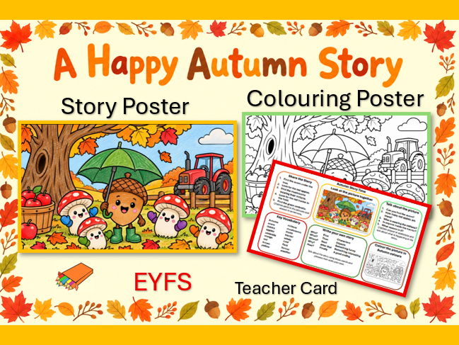 A Happy Autumn Story Resource for EYFS