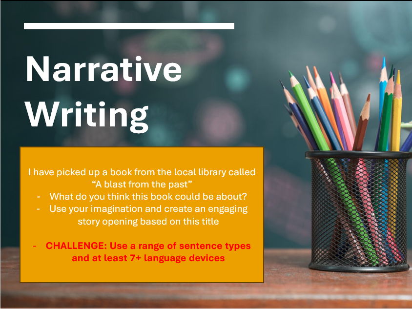 GCSE English Language Creative Writing Lesson- Grade 9