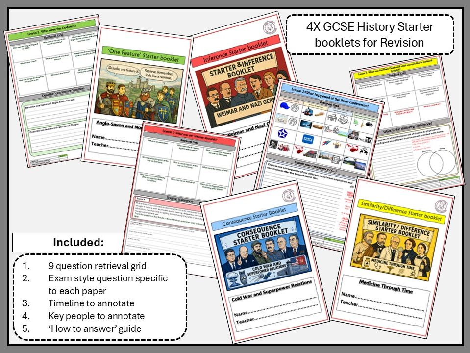 History GCSE Revision Booklets