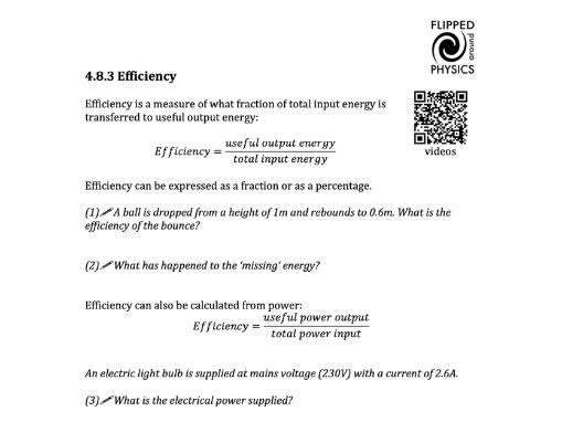 Efficiency