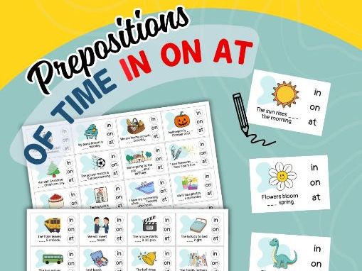 80 Fun Exercises to Practice Prepositions of Time: IN, ON, AT