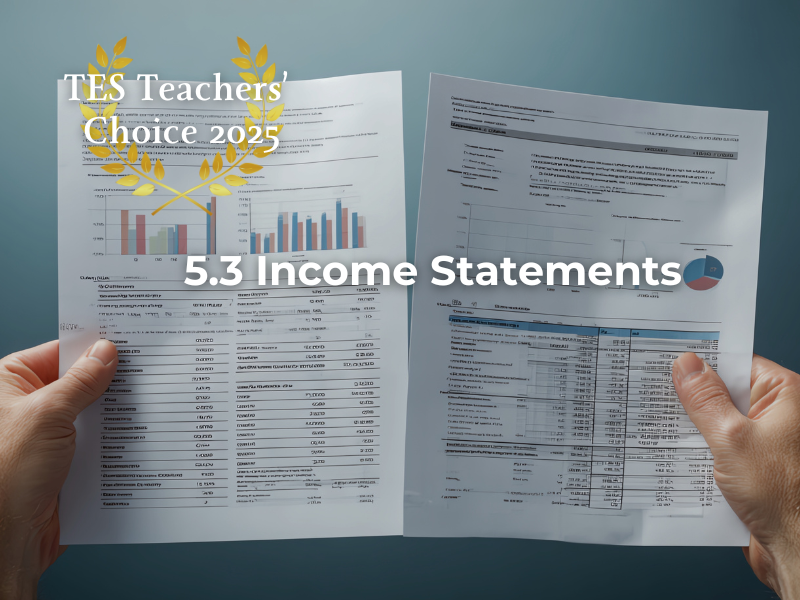 Cambridge IGCSE Business Income Statements PowerPoint 2026 Exams Complete Unit 5.3 Resource 0450