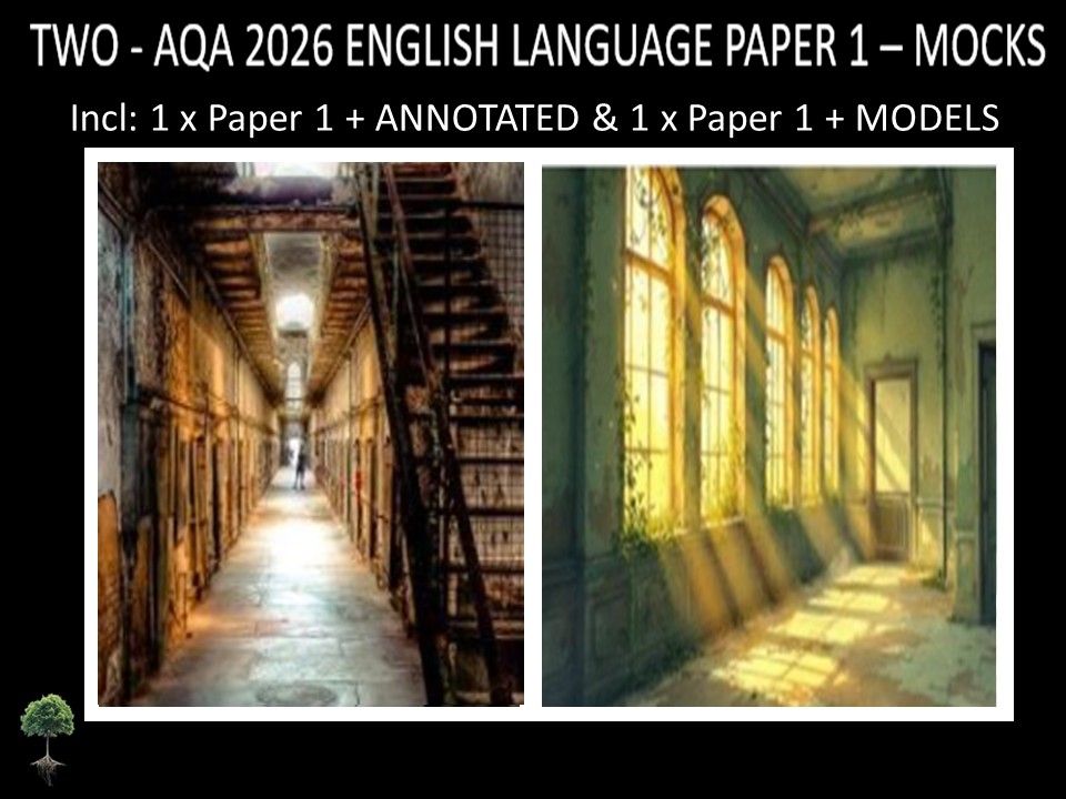 TWO - AQA PAPER 1 | 2026 FULL MOCKS | + ANNOTATED + MODELS