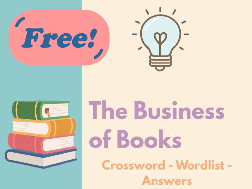 FREE Business Studies Crossword – The Business of Books