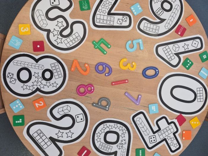 Number representations colouring