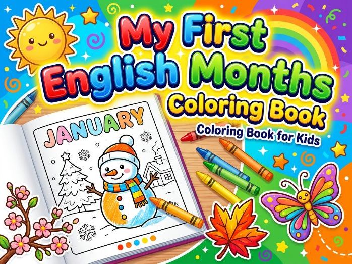 Months of the Year Coloring Book: 33 Pages of Learning, Tracing & Activities