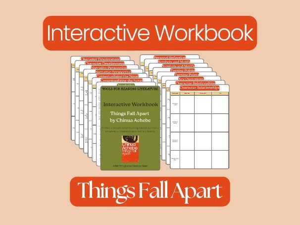 Things Fall Apart – Interactive Literature Workbook: Character, Themes & Literary Analysis
